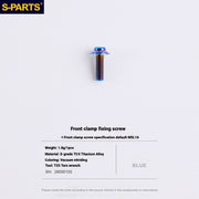S-PARTS Road Bike Disc Brake Titanium Alloy Screw Set for SRAM RED / Force / Rival 12-Speed AXS
