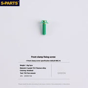 S-PARTS Road Bike Disc Brake Titanium Alloy Screw Set for SRAM RED / Force / Rival 12-Speed AXS