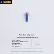 S-PARTS Road Bike Disc Brake Titanium Alloy Screw Set for SRAM RED / Force / Rival 12-Speed AXS