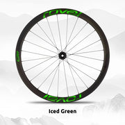 S-PARTS Roval C38 DISC Wheel Decal Kit for Specialized Roval Carbon Wheels Ice Green
