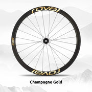 S-PARTS Roval C38 DISC Wheel Decal Kit for Specialized Roval Carbon Wheels Champagne Gold