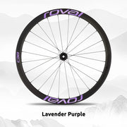 S-PARTS Roval C38 DISC Wheel Decal Kit for Specialized Roval Carbon Wheels Lavender Purple