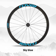 S-PARTS Roval C38 DISC Wheel Decal Kit for Specialized Roval Carbon Wheels Sky Blue