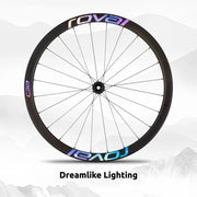 S-PARTS Roval C38 DISC Wheel Decal Kit for Specialized Roval Carbon Wheels Dream Light