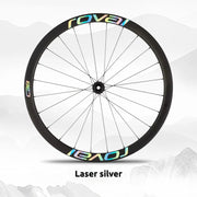 S-PARTS Roval C38 DISC Wheel Decal Kit for Specialized Roval Carbon Wheels Laser Silver