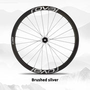 S-PARTS Roval C38 DISC Wheel Decal Kit for Specialized Roval Carbon Wheels Brushed Silver