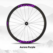 S-PARTS Roval C38 DISC Wheel Decal Kit for Specialized Roval Carbon Wheels Aurora Purple