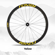 S-PARTS Roval C38 DISC Wheel Decal Kit for Specialized Roval Carbon Wheels Yellow