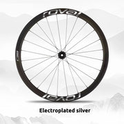 S-PARTS Roval C38 DISC Wheel Decal Kit for Specialized Roval Carbon Wheels Chrome Silver