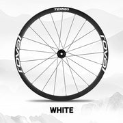 S-PARTS ROVAL TERRA Wheel Decal Kit Custom Color Logo Stickers for Gravel & Road Bike Wheels White