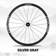 S-PARTS ROVAL TERRA Wheel Decal Kit Custom Color Logo Stickers for Gravel & Road Bike Wheels Silver gray