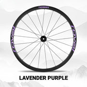 S-PARTS ROVAL TERRA Wheel Decal Kit Custom Color Logo Stickers for Gravel & Road Bike Wheels Lavender Purple