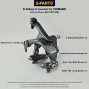 S-PARTS Shimano C-Brake Titanium Screw Kit