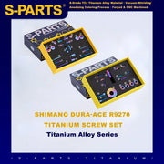 S-PARTS Shimano Dura-Ace R9250 / R9270 Titanium Shifter & Brake Screw Kit