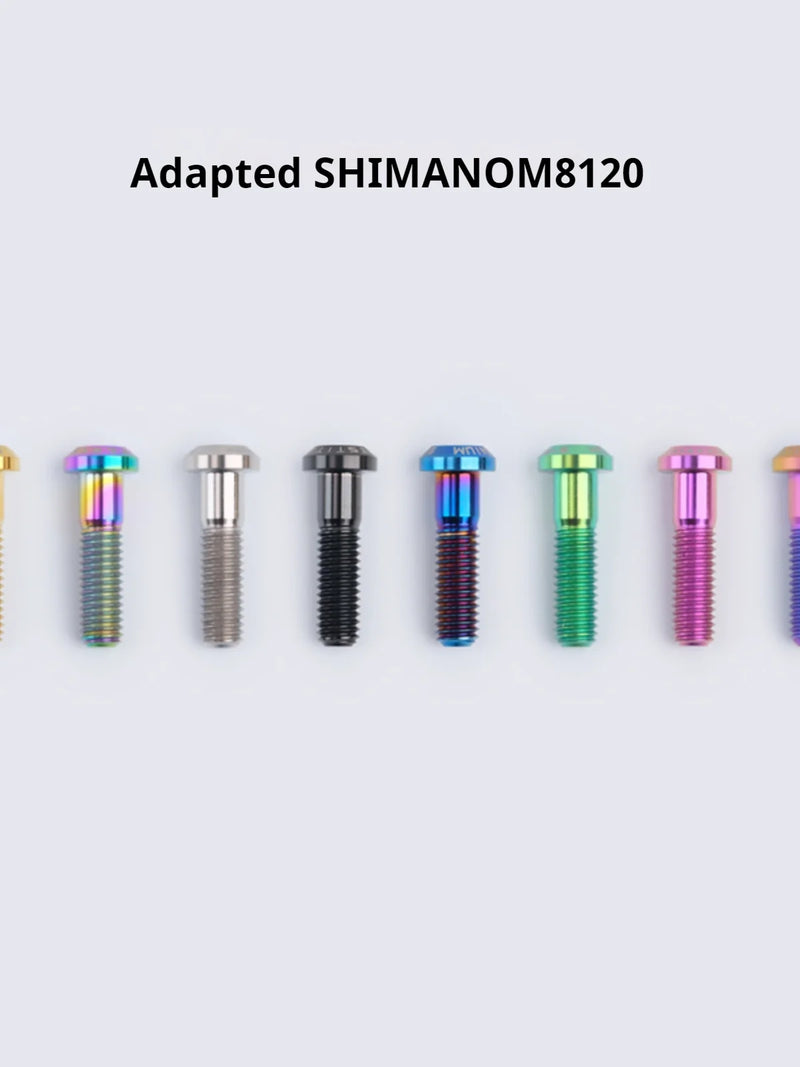 S-PARTS Shimano M8120 / M9120 Titanium Disc Brake Screw Set