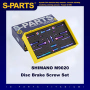 S-PARTS Shimano M9020 Titanium Disc Brake Screw Set