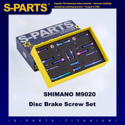 S-PARTS Shimano M9020 Titanium Disc Brake Screw Set