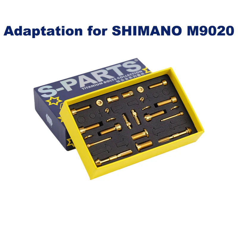 S-PARTS Shimano M9020 Titanium Disc Brake Screw Set