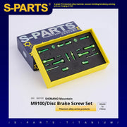 S-PARTS Shimano M9100 Titanium Disc Brake Screw Set