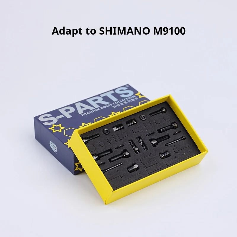 S-PARTS Shimano M9100 Titanium Disc Brake Screw Set