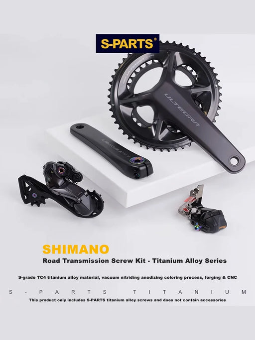 S-PARTS Shimano Road Shifter & Brake Titanium Screw Kit R7150 / R8000 / R8050 / R8170 / R7170 / R9270 / R8070 / R9100