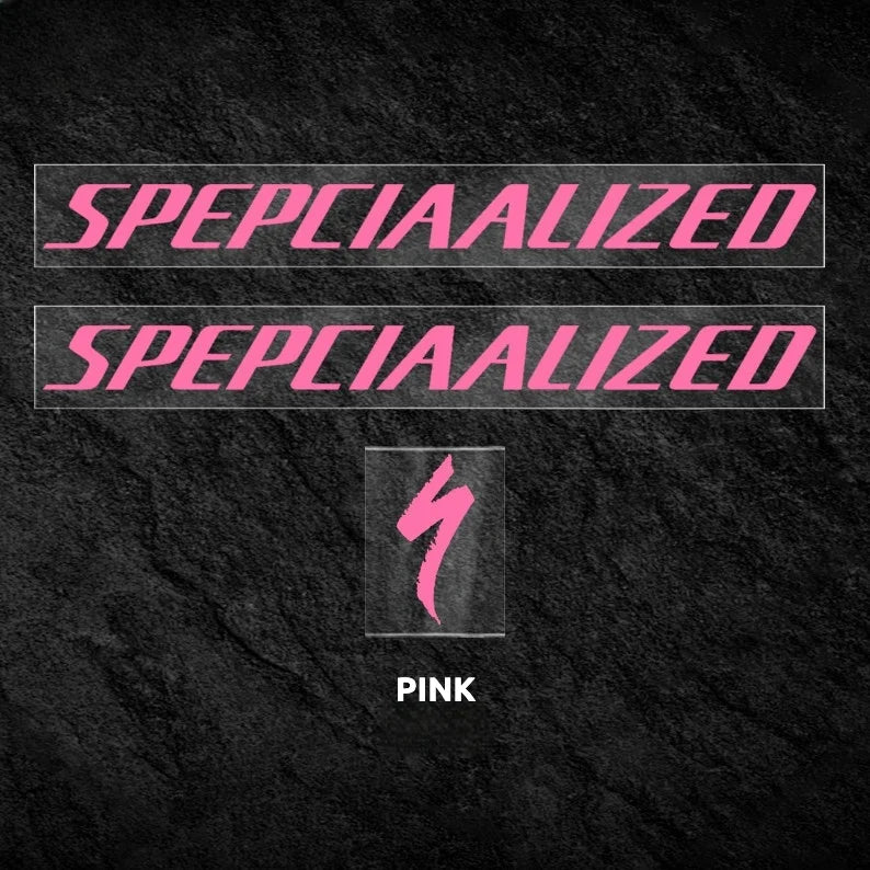 S-PARTS Specialized Aethos Frame Logo Cover Decal Pink 44-49-52-54-56-58-61（