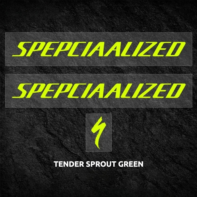 S-PARTS Specialized Aethos Frame Logo Cover Decal Fresh Green 44-49-52-54-56-58-61（