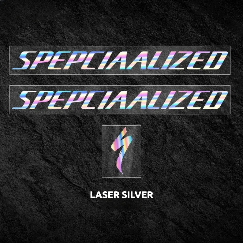 S-PARTS Specialized Allez E5 Sport Frame Logo Cover Decal Laser Silver 44-49-52-54-56-58-61（