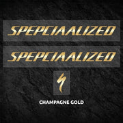 S-PARTS Specialized Allez E5 Sport Frame Logo Cover Decal Champagne Gold 44-49-52-54-56-58-61（