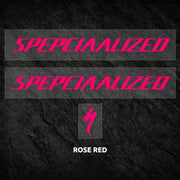 S-PARTS Specialized Allez E5 Sport Frame Logo Cover Decal Rose Red 44-49-52-54-56-58-61（