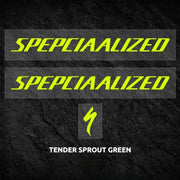 S-PARTS Specialized Allez E5 Sport Frame Logo Cover Decal Fresh Green 44-49-52-54-56-58-61（