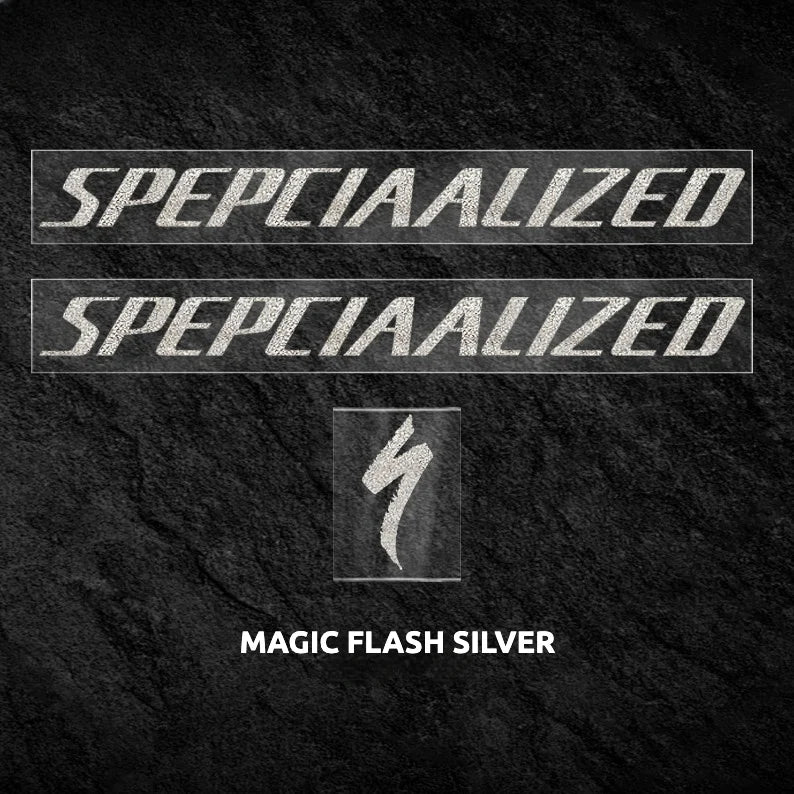 S-PARTS Specialized Allez Sprint Frame Logo Cover Decal Flash Silver 44-49-52-54-56-58-61（