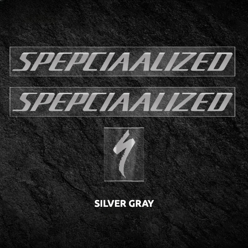 S-PARTS Specialized Allez Sprint Frame Logo Cover Decal Silver Gray 44-49-52-54-56-58-61（