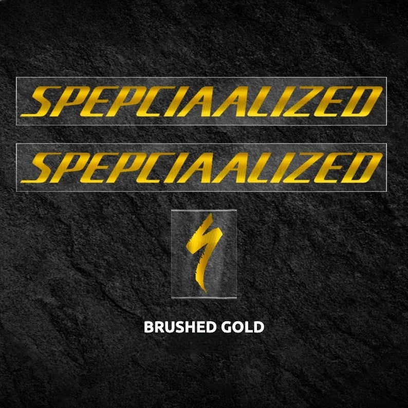 S-PARTS Specialized Allez Sprint Frame Logo Cover Decal Brushed Gold 44-49-52-54-56-58-61（