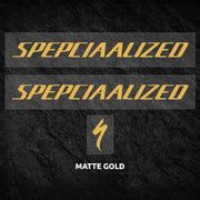 S-PARTS Specialized Allez Sprint Frame Logo Cover Decal Matte Gold 44-49-52-54-56-58-61（
