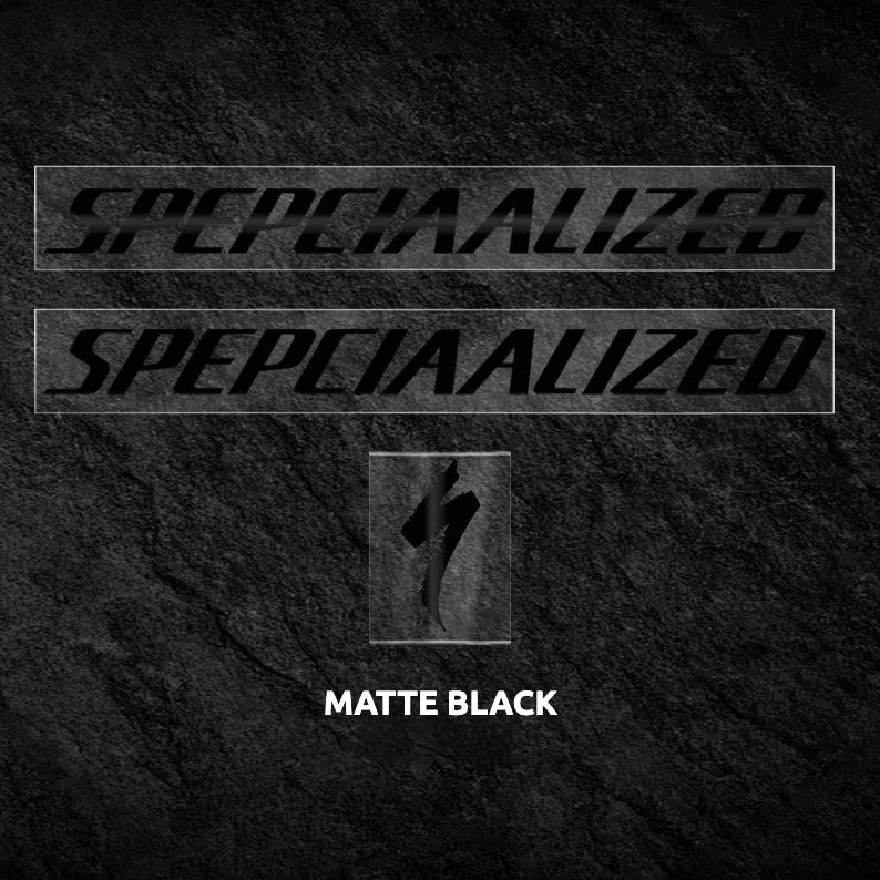 S-PARTS Specialized Allez Sprint Frame Logo Cover Decal Matte Black 44-49-52-54-56-58-61（