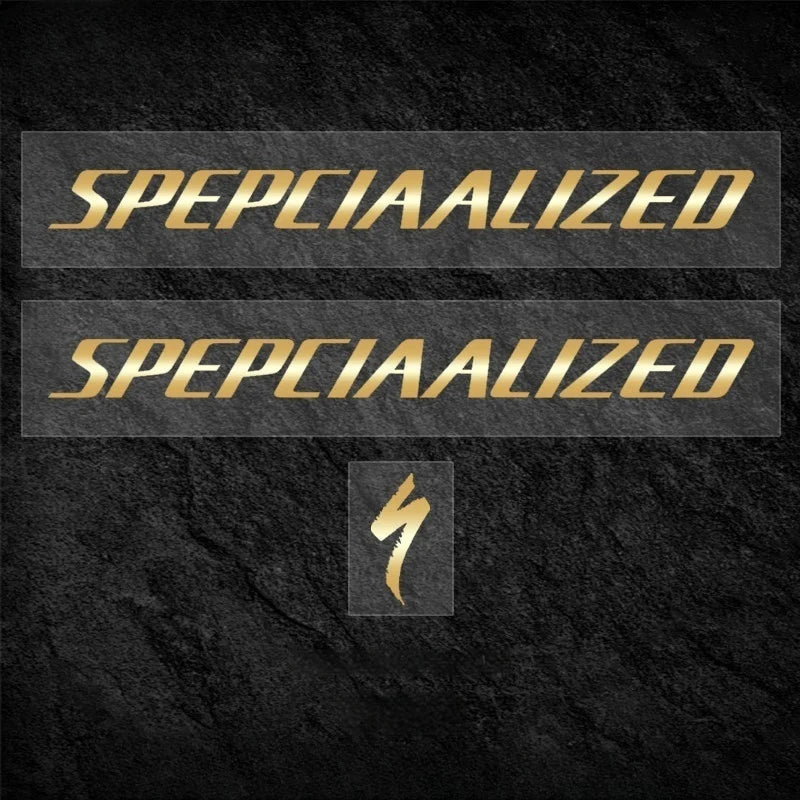 S-PARTS Specialized Allez Sprint Frame Logo Sticker Decal Color Change Kit Custom Vinyl Champagne Gold