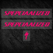 S-PARTS Specialized Allez Sprint Frame Logo Sticker Decal Color Change Kit Custom Vinyl Rose Red