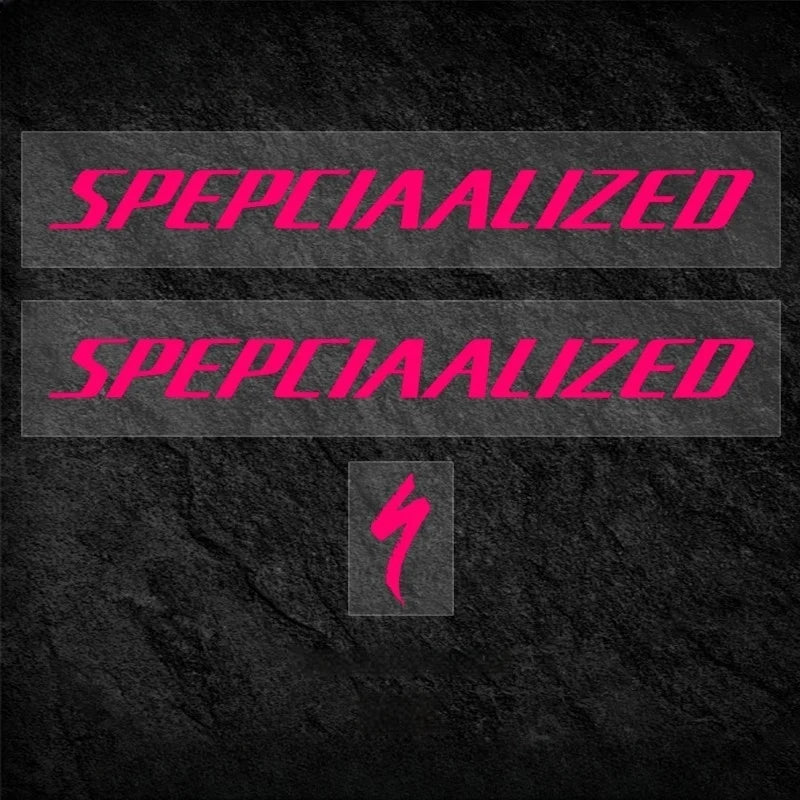 S-PARTS Specialized Allez Sprint Frame Logo Sticker Decal Color Change Kit Custom Vinyl Rose Red