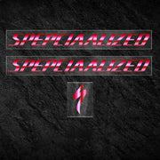S-PARTS Specialized Allez Sprint Frame Logo Sticker Decal Color Change Kit Custom Vinyl Electroplated Pink