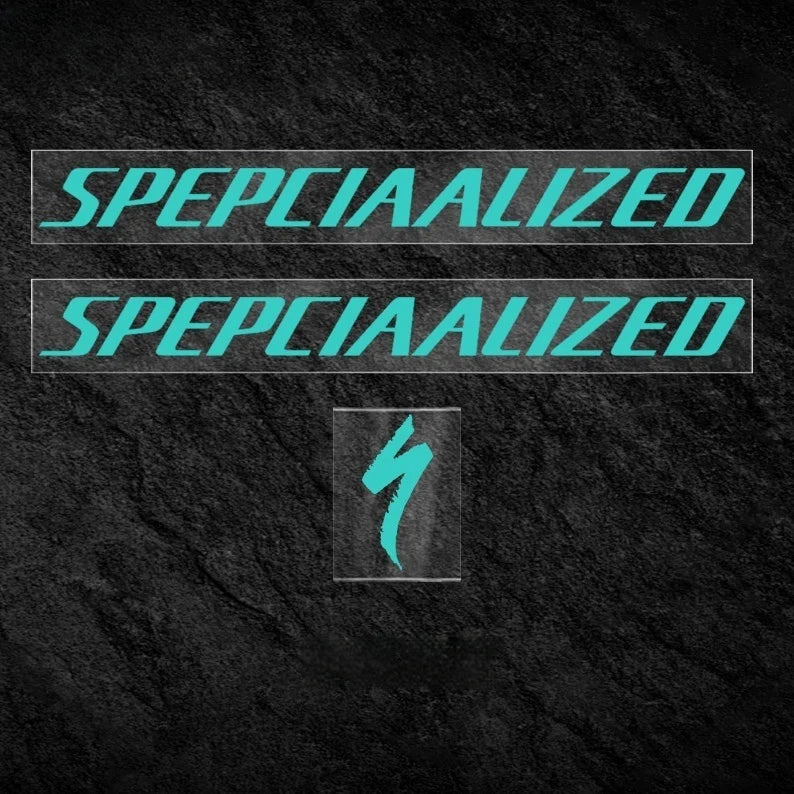 S-PARTS Specialized Allez Sprint Frame Logo Sticker Decal Color Change Kit Custom Vinyl Tiffany Blue