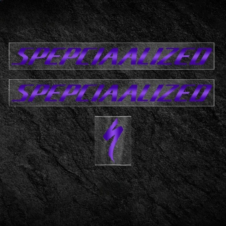 S-PARTS Specialized Allez Sprint Frame Logo Sticker Decal Color Change Kit Custom Vinyl Ice Purple