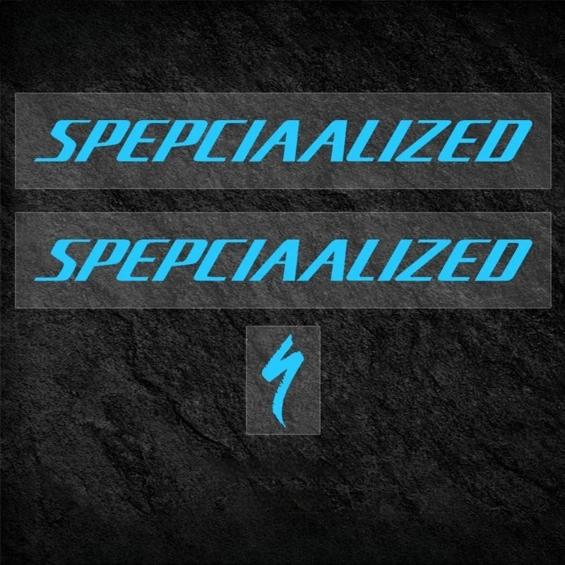 S-PARTS Specialized Allez Sprint Frame Logo Sticker Decal Color Change Kit Custom Vinyl Sky Blue