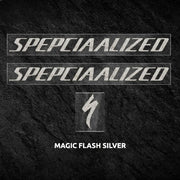 S-PARTS Specialized Roubaix SL8 Frame Logo Cover Decal Flash Silver 44-49-52-54-56-58-61（