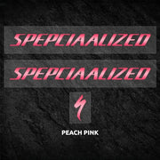 S-PARTS Specialized Roubaix SL8 Frame Logo Cover Decal Peach Pink 44-49-52-54-56-58-61（