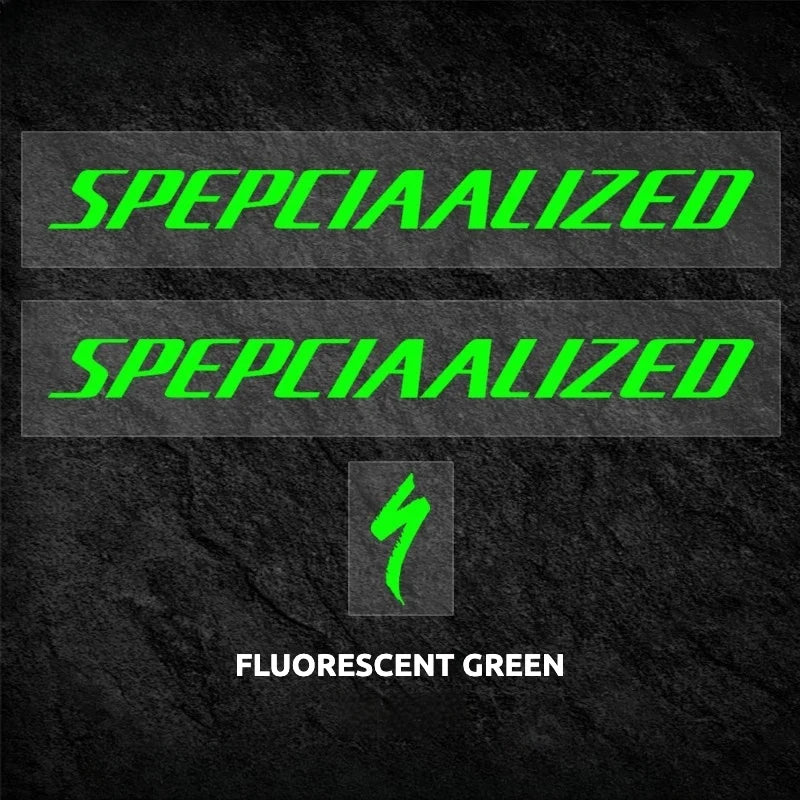 S-PARTS Specialized Roubaix SL8 Frame Logo Cover Decal Fluorescent Green 44-49-52-54-56-58-61（