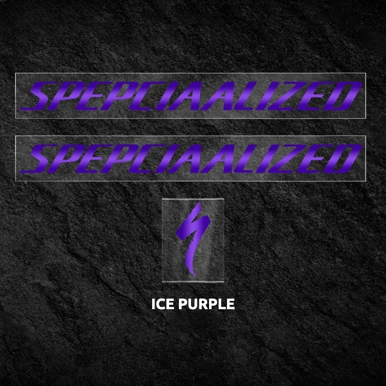 S-PARTS Specialized Roubaix SL8 Frame Logo Cover Decal Ice Purple 44-49-52-54-56-58-61（
