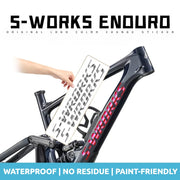 S-PARTS Specialized S-Works Enduro Frame Logo Cover Decal