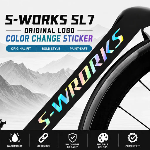 S-PARTS Specialized S-Works SL7 Frame Logo Color Change Decal Sticker