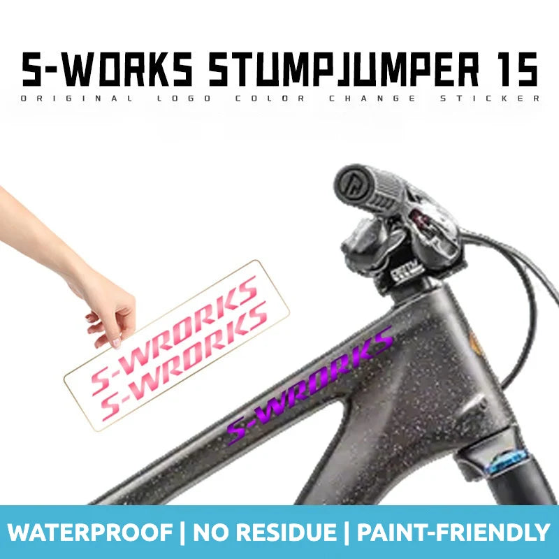 S-PARTS Specialized S-Works Stumpjumper 15 Frame Logo Cover Decal
